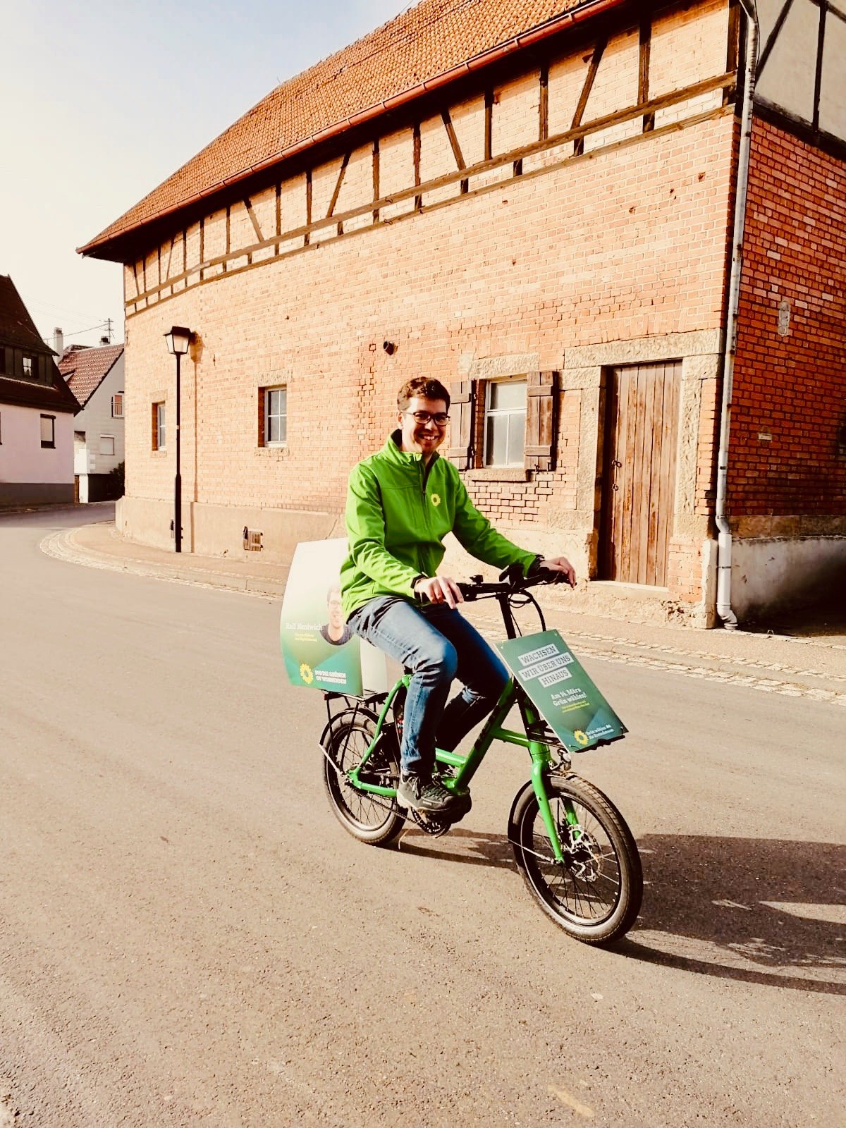 Ralf auf Fahrrad