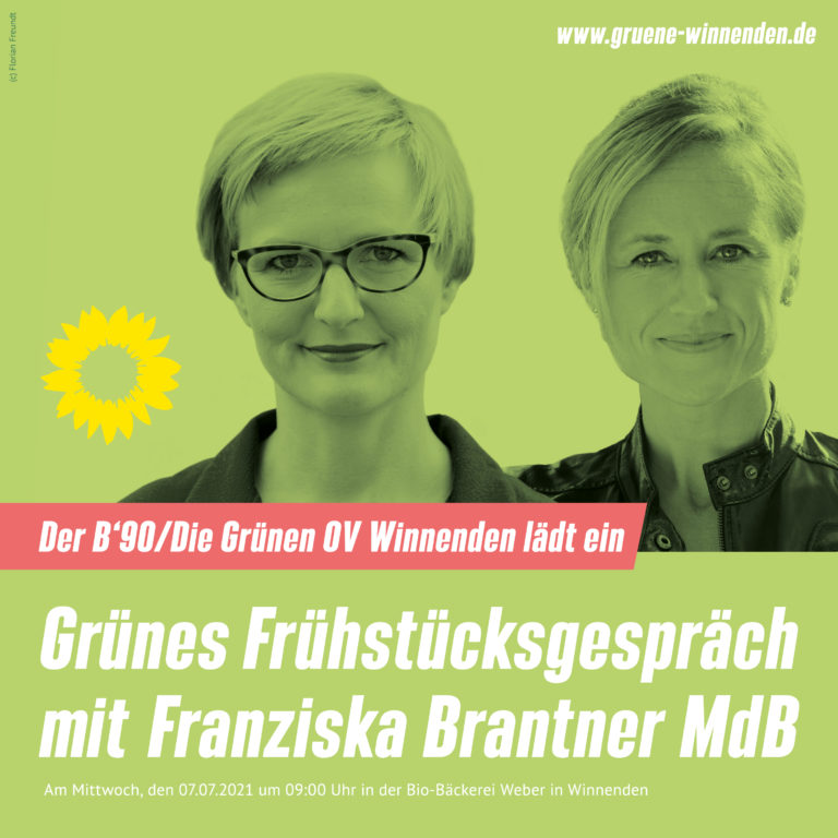 Grünes Frühstücksgespräch mit  Franziska Brantner MdB