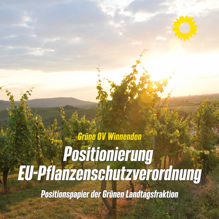 Positionierung zur geplanten EU-Pflanzenschutzverordnung