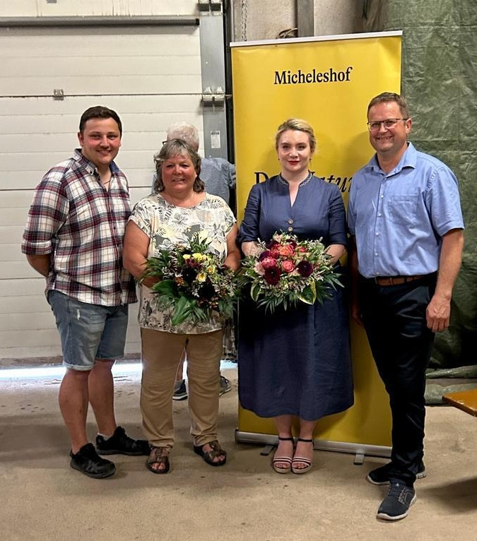 Landwirtschaftliches Vesper mit Martina Braun, MdL, und Swantje Sperling, MdL