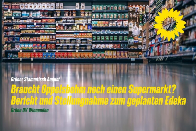Stellungnahme zum geplanten EDEKA-Supermarkt in Berglen