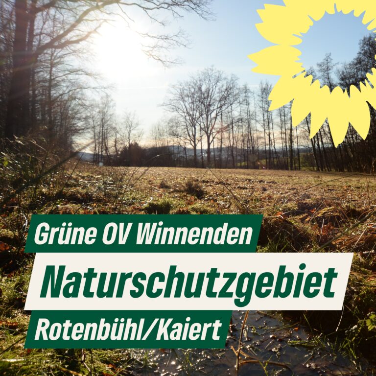 Grüne fordern zweites Winnender Naturschutzgebiet