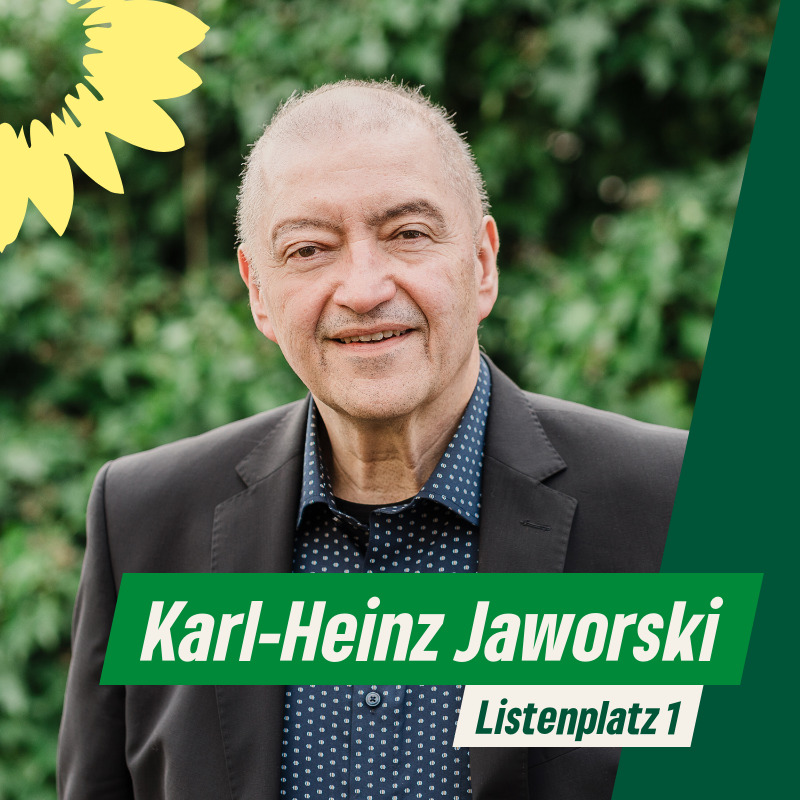 Karl-Heinz Jaworski, Listenplatz 1, Kreistag Grüne Wahlkreis 8