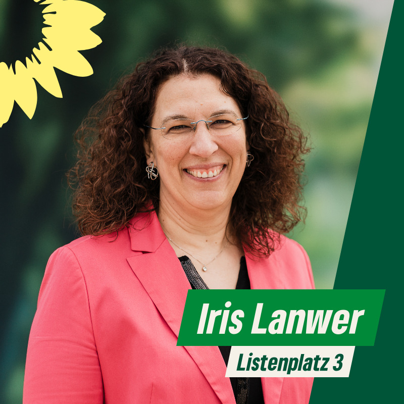 Iris Lanwer, Listenplatz 3, Kreistag Grüne Wahlkreis 8