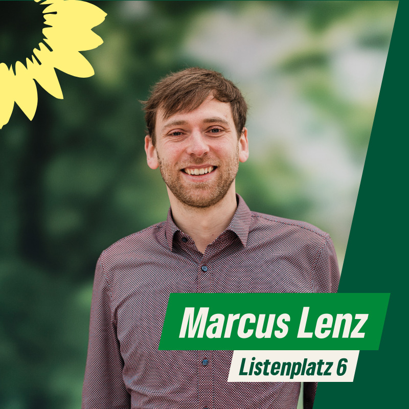 Marcus Lenz, Listenplatz 6, Kreistag Grüne Wahlkreis 8