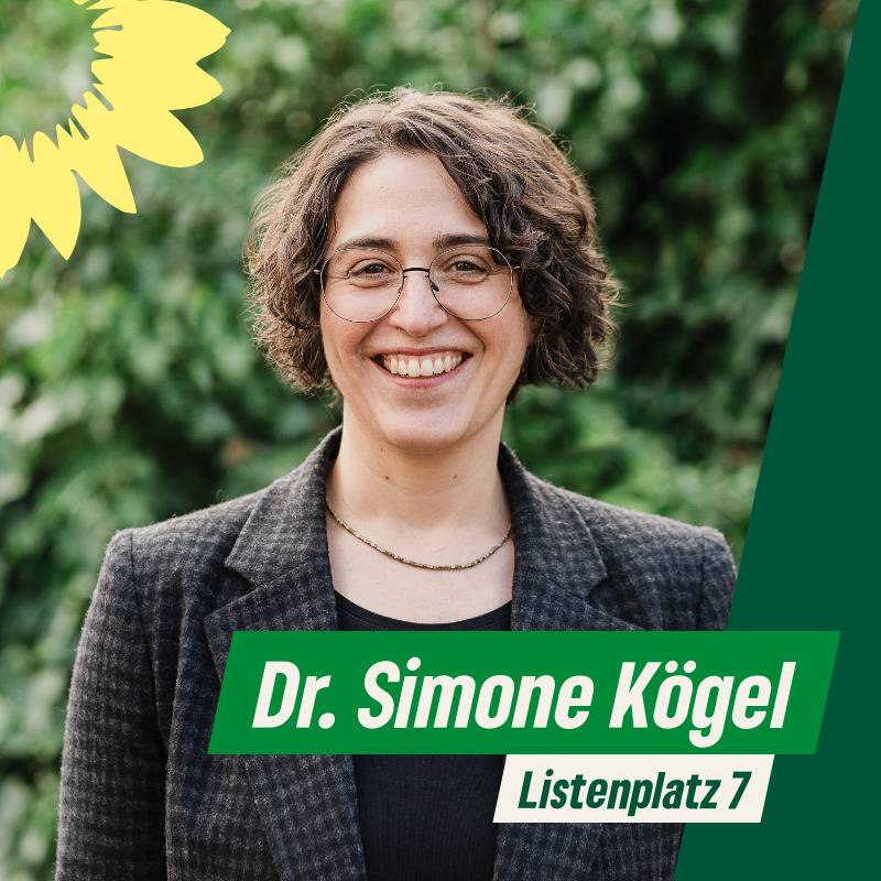 Dr. Simone Kögel, Listenplatz 7, Kreistag Grüne Wahlkreis 8