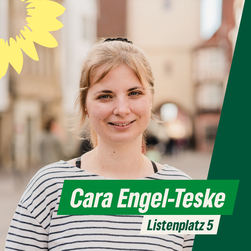 Cara Engel-Teske, Listenplatz 5, Kreistagswahl 2024 Grüne Winnenden 