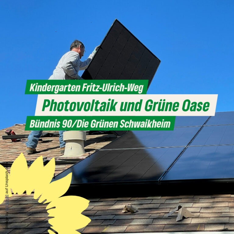 Photovoltaik auf dem Kindergarten