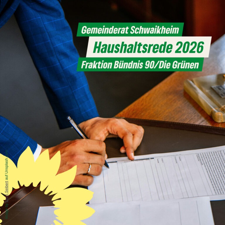 Haushaltsrede 2026 – Gemeinderat Schwaikheim